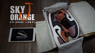 Unboxing Sky J Orange 2023 Air Jordan 1 Low Se