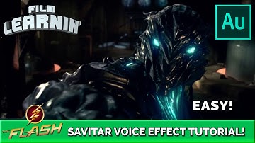 Savitar Voice Effect Adobe Audition Tutorial! | Film Learnin