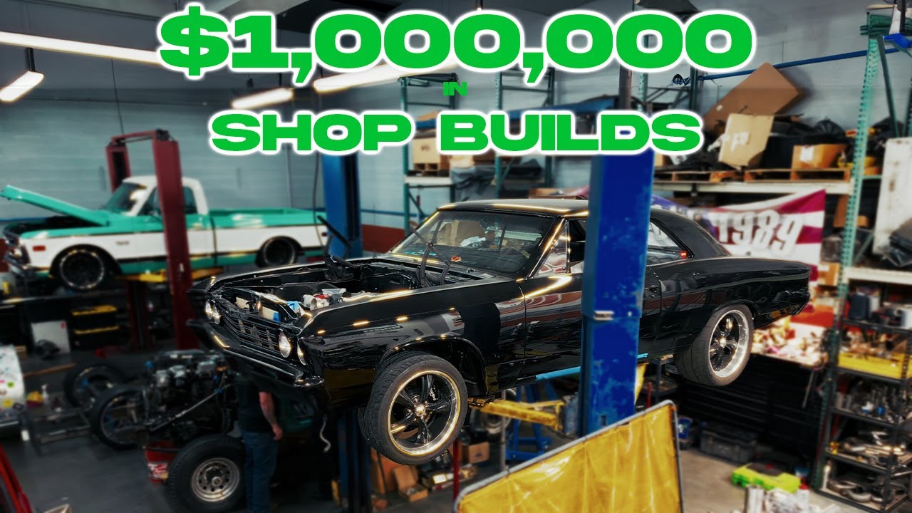 How This Shop Manages Over 10+ Insane Custom Builds at Once - YouTube