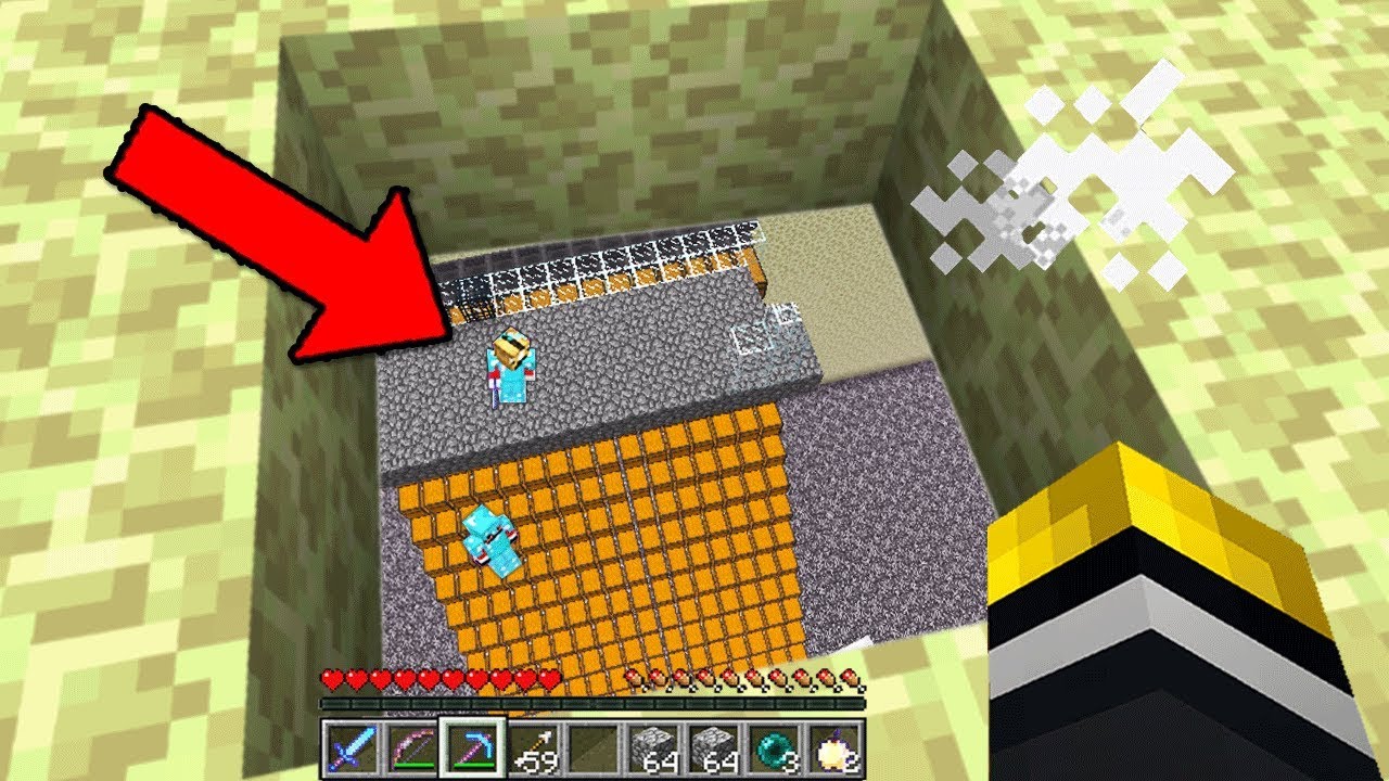 The exact moment I realised some missing blocks in the roof.. but didn't expect to see this base!