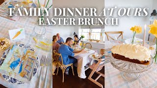 family dinner at ours | slow spring hosting, cooking & setting the table | episode 1