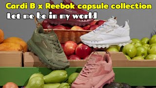 Celebrity Cardi B x Reebok capsule collection DETAILED LOOK and Release Update Profile