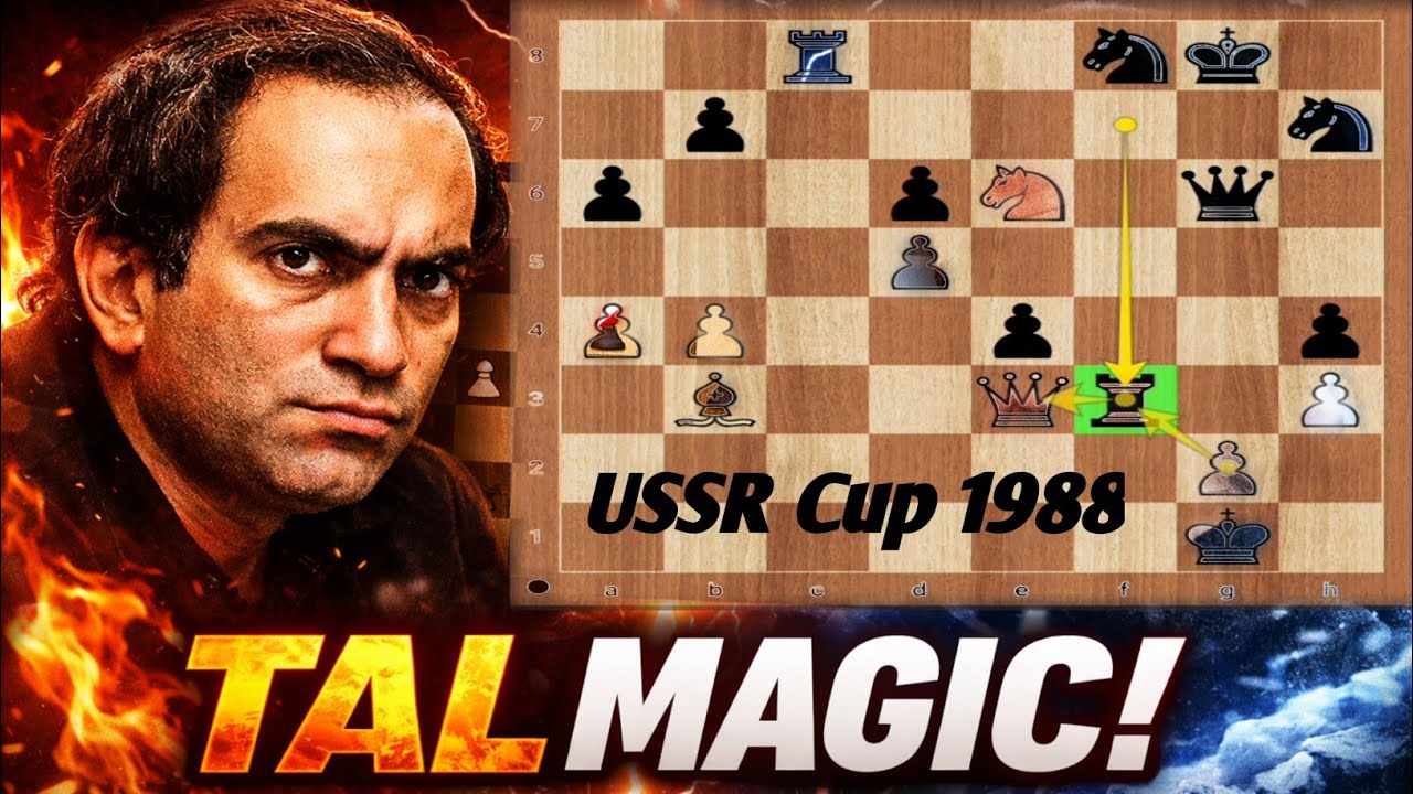 How Mikhail Tal Broke Petrosian’s Fortress | USSR Cup 1988 Chess Masterpiece