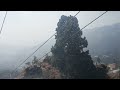 Breathtaking view of Rope way journey to Gun hill,Mall road mussorie