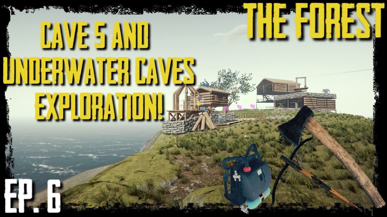 The Forest | CAVE 5 & UNDERWATER CAVES - NEW ITEMS AND BLUEPRINTS! | 100 Days HS Challenge S1 EP. 6
