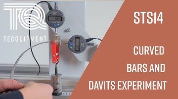 Curved Bars and Davits Experiment STS14 - Next Generation Structures - TecQuipment