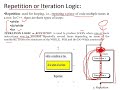 Lecture -  Control Structures   Part 2