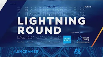 Lightning Round: I always say 'yes' to speculative stocks trying to cure cancer, says Jim Cramer