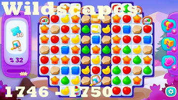 Wildscapes Level 1746 - 1750 HD Walkthrough | 3 - match game | gameplay | android | ios | pc | app