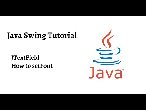 How_to_setFont_JTextField | Part-2 |Java Swing Tutorial - YouTube