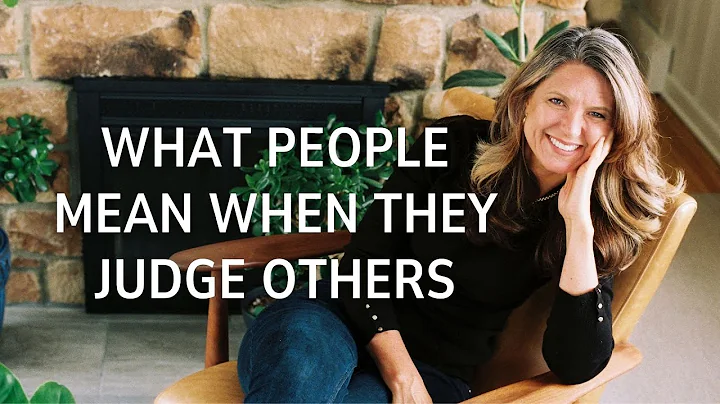 What people mean when they judge others