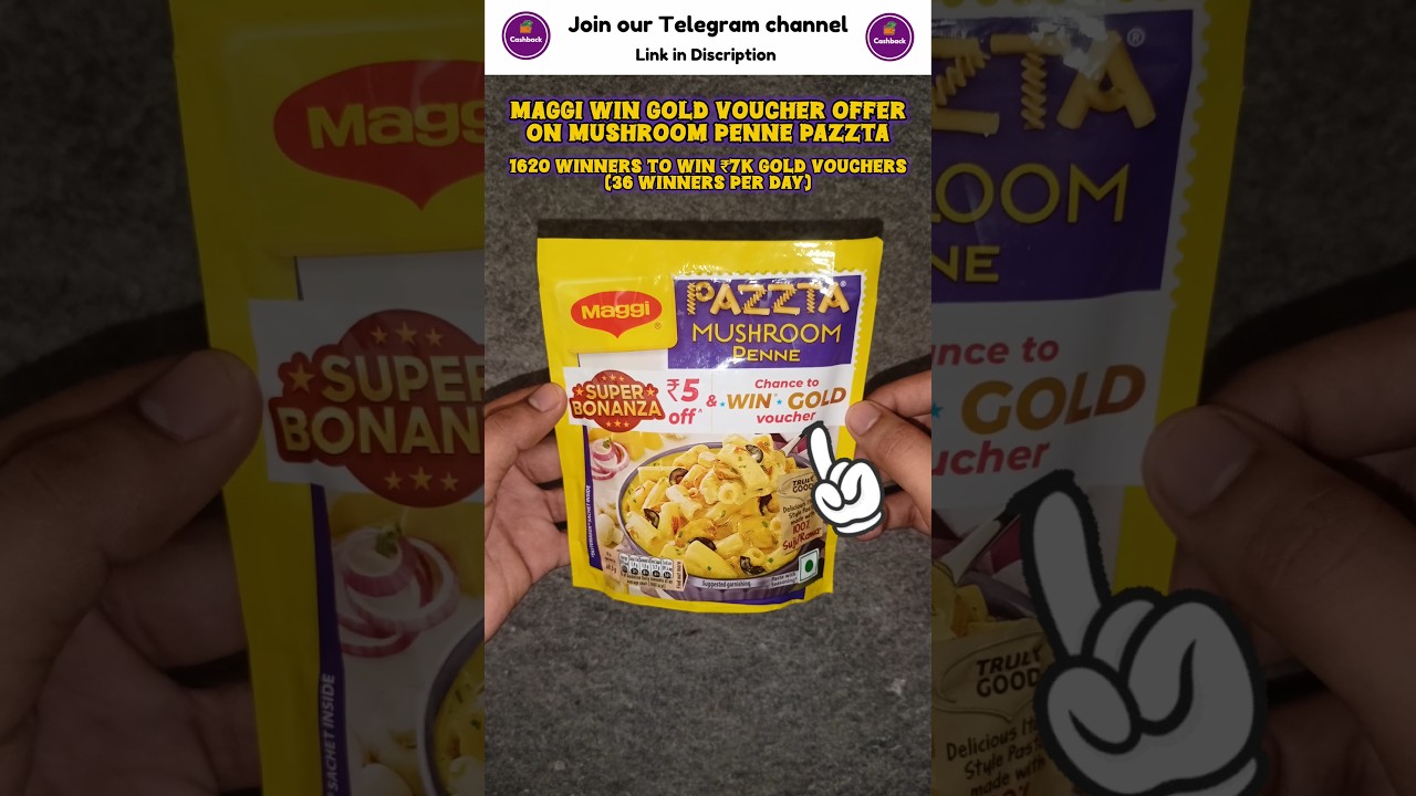 Maggi Super Bonanza Offer (How to Win Gold Voucher in Maggi Chance to Win Gold Voucher Offer)