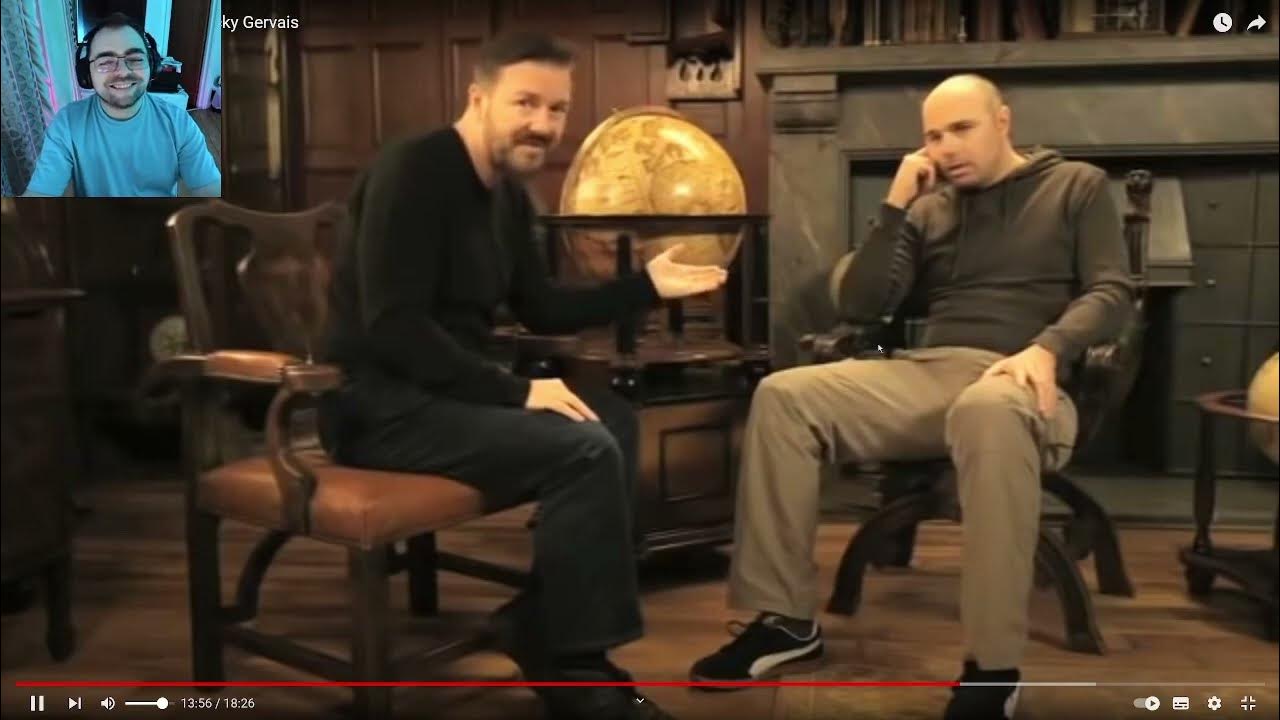 React to Learn English with Ricky Gervais - YouTube