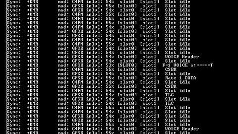 DMR Decode - Decoding Mototrbo Transmissions with DSD Digital Speech Decoder