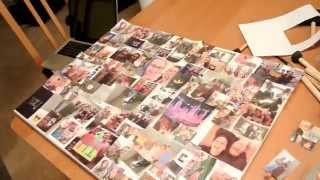 DIY photo collage ~Rachel and Veronika