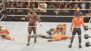 Oba Femi Saves Seth Rollins During WWE Live Event! screenshot 4