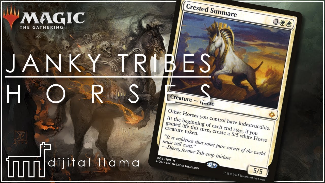 JANKY TRIBES Horses Includes Tribal Deck Tech! MtG YouTube
