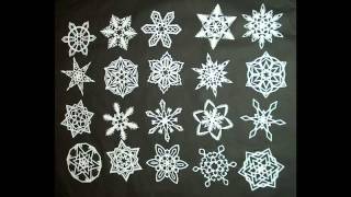 How to Make 6 Pointed Paper Snowflakes