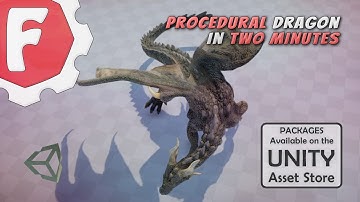 [Short] Unity Engine - Procedural Dragon in Two Minutes!