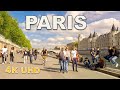 Paris Spring walk, Along the Seine [4K]