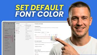 How to Set Default Font Color and Size for Emails in Outlook
