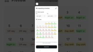Shift Work edit pattern tutorial