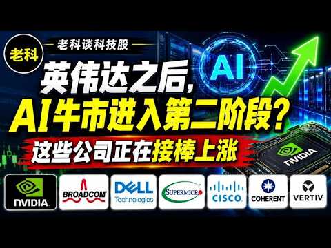 英伟达之后，AI牛市进入第二阶段？这些公司正在接棒上涨  (老科谈科技股 274期）