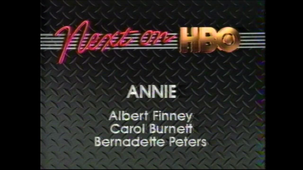 Next on HBO Annie Promo (HBO, 1984) YouTube