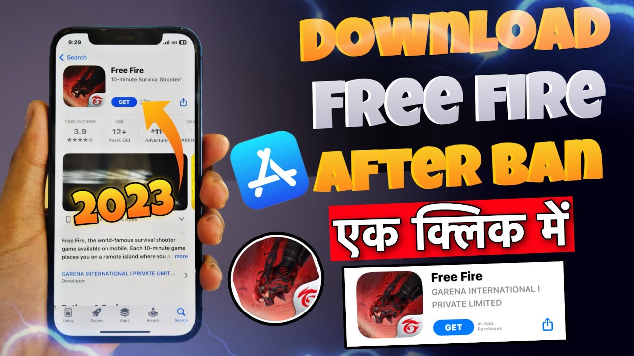 Free fire download kaise kare ios new trick 2023 100 working trick YouTube