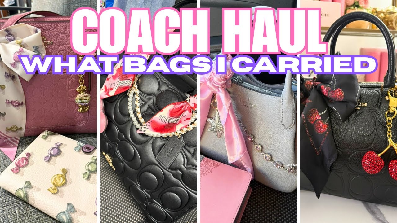 Покупка сумок Coach: какие сумки я носила и как их сочетала.