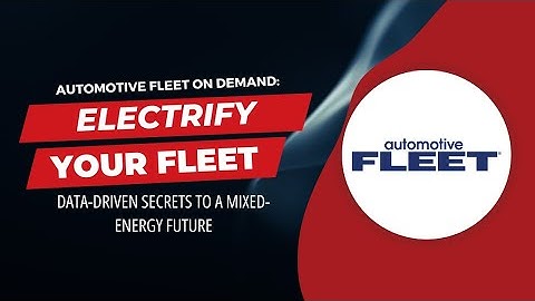 Electrify Your Fleet with Confidence: Data-Driven Secrets to a Mixed-Energy Future