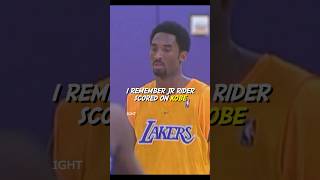 When Jr Rider Trash Talked Kobe Bryant In Lakers Practice 