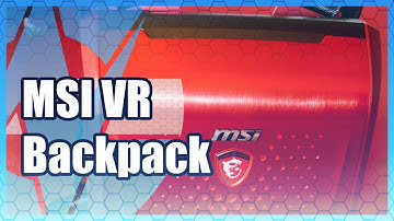 MSI VR Backpack at Computex 2016
