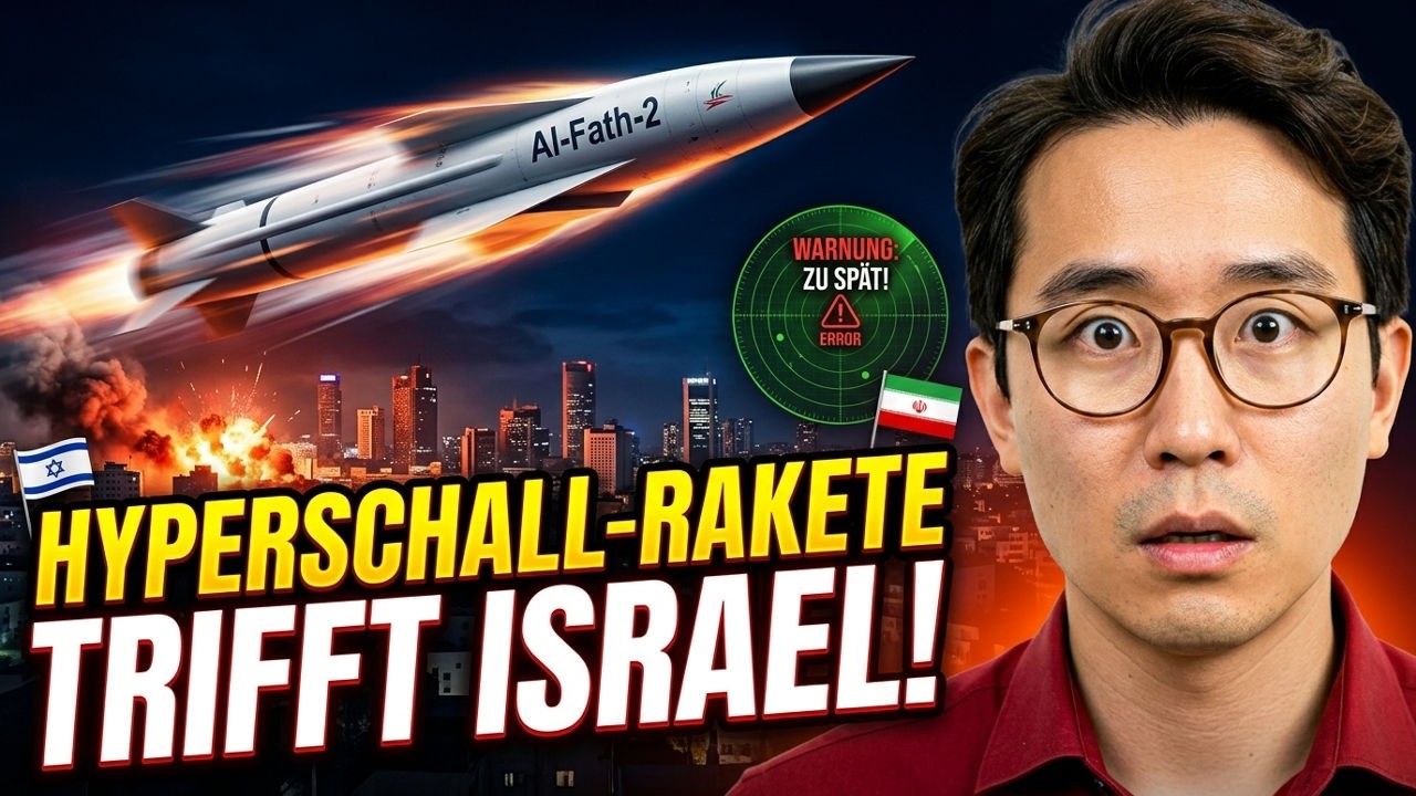 Irans Hyperschallrakete Al-Fath-2 trifft Israel in 4 Minuten – schneller als das Warnsystem.