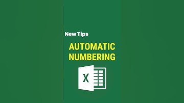 Automatic Numbering In Excel | Advance Excel Tips #shorts #excel #excellencetour