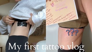 Getting my first tattoo at Fleur Noire in Brooklyn &amp; surprising my mom!