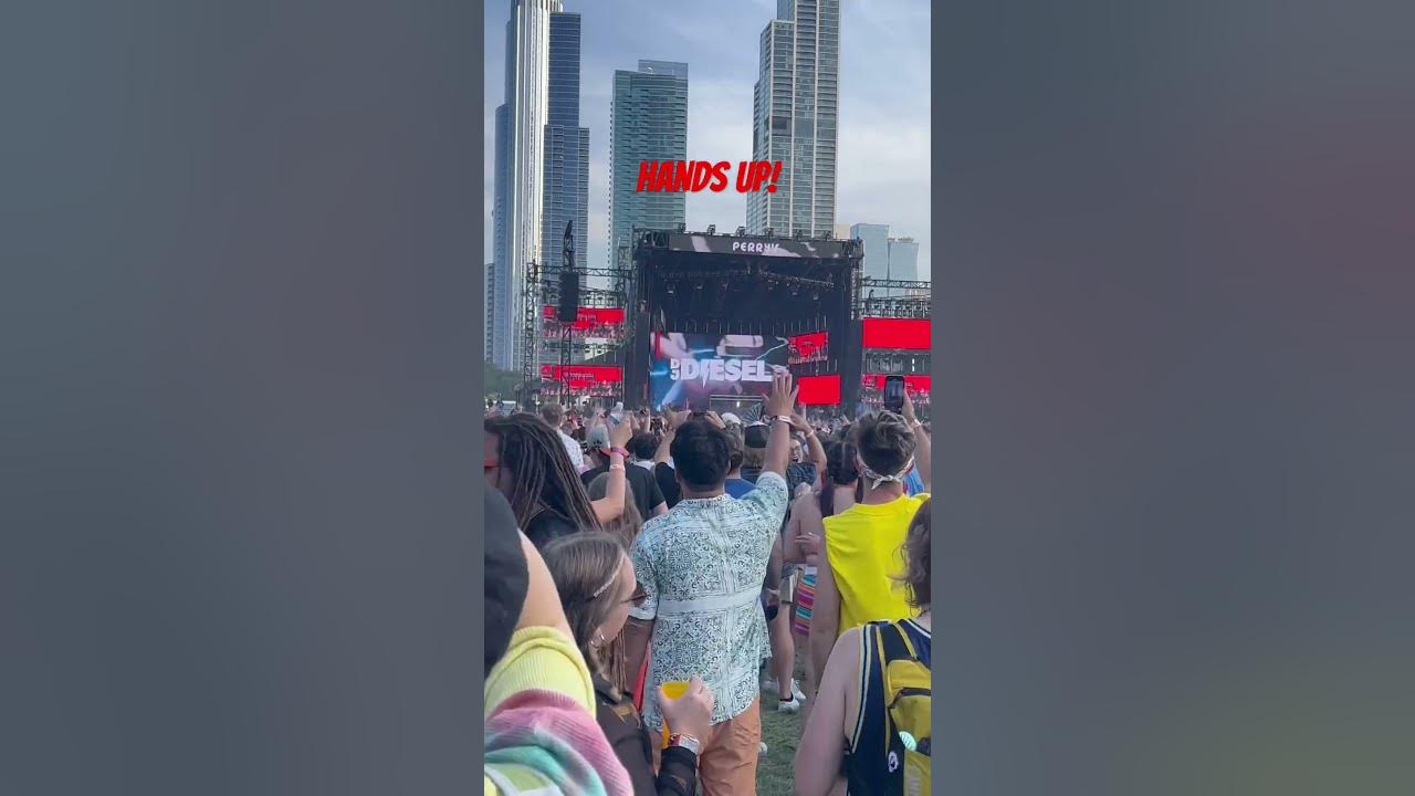 DJ Diesel aka Shaq at Lollapalooza!