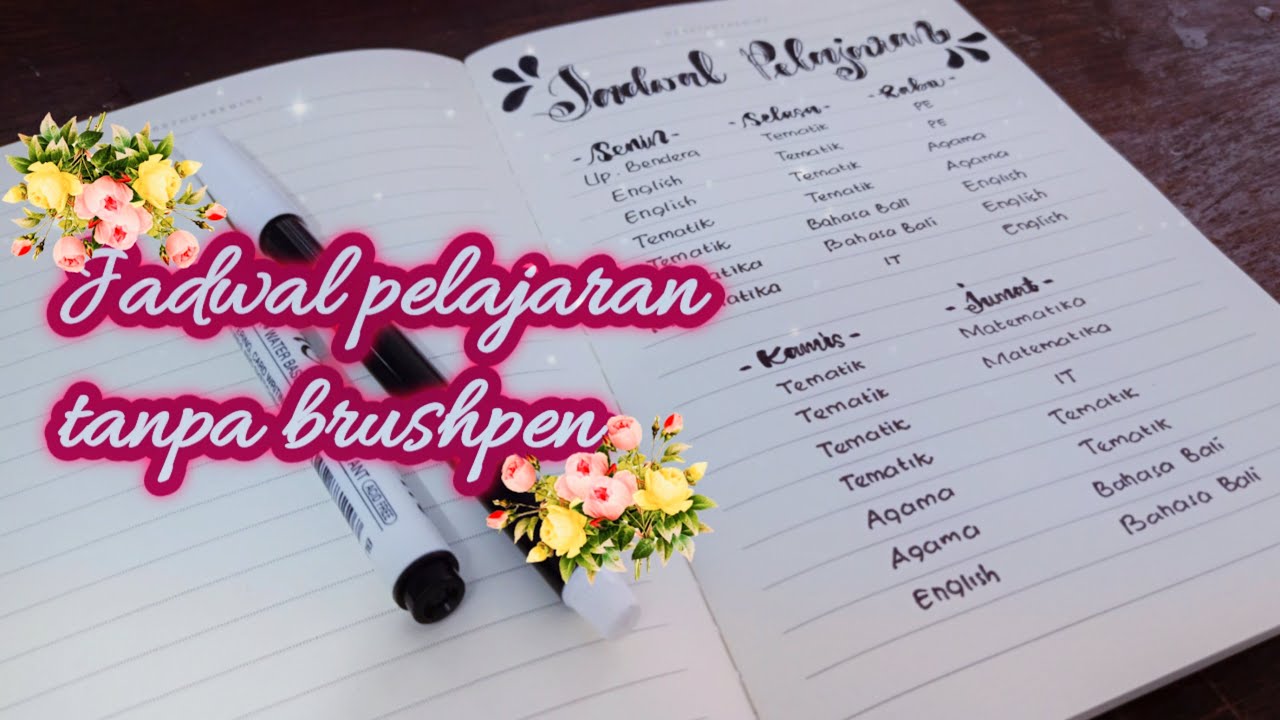 membuat-jadwal-pelajaran-handlettering-tanpa-brushpen-how-to-make