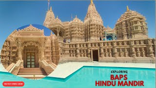 Ancient Hindu Scriptures Carved in Stone | BAPS Hindu Mandir Abu Dhabi | Spiritual Teachings In UAE