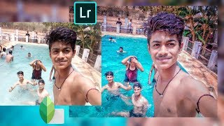 Litghtroom mobile Editing tutorial || new tricks || water color change || Pool party || latest 2018