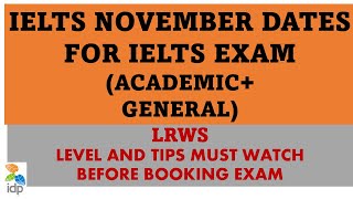 IELTS NOVEMBER 2021 EXAM DATES: WHICH DATES ARE EASY OR DIFFICULT CHECK THE VIDEO FOR DETAIL