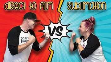 Sublimatie versus direct-naar-film transferdruk