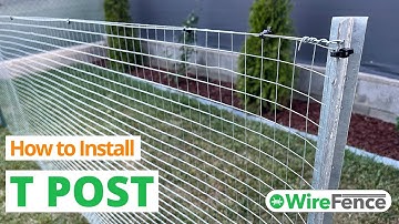 How to Install T Post (Quick Tutorial) | WireFence