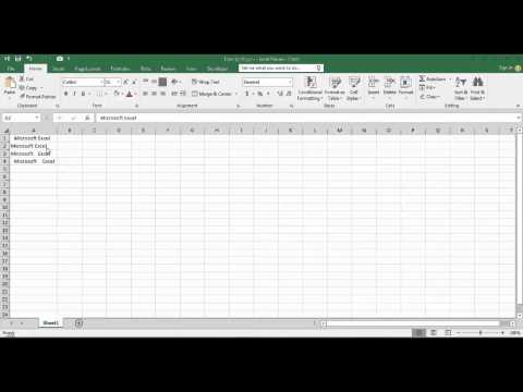 Basic Excel Part4 - ფუნქცია TRIM, ანუ როგორ წავშალოთ ზედმეტი სიმბოლოები