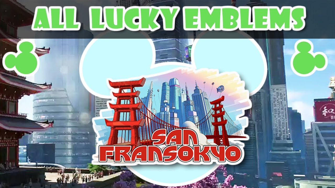 Kingdom Hearts 3 All Lucky Emblem Locations (Hidden Mickeys) San