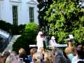 Nathaniel Anthony Ayers   performing at the White House