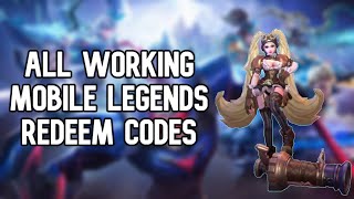 ALL NEW MOBILE LEGENDS REDEEM CODES WORKING | REDEEM CODE ML | AUGUST NEW PROMO CODES MLBB screenshot 5