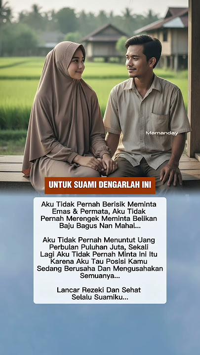 untuk suami dengarlah ini #qoutes #ceritakehidupan #nasihatkehidupan