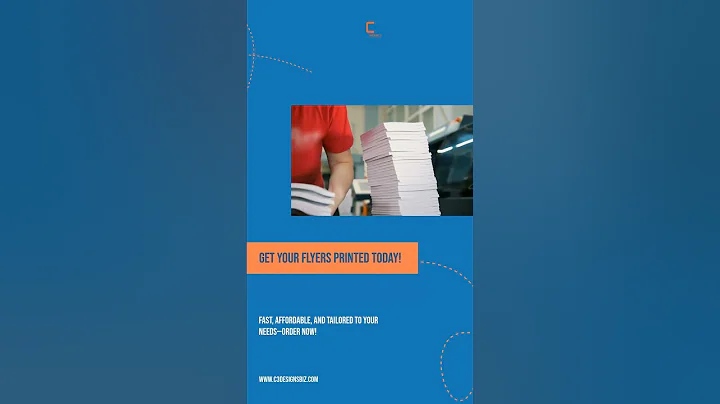 Get Your Flyers Printed Today!