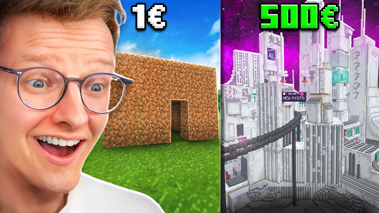 DIE BESTEN MINECRAFT BUILDER FÜR 1€ - 500€